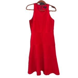 Banana Republic Dress Women's Size 4 Red Sleeveless A-Line